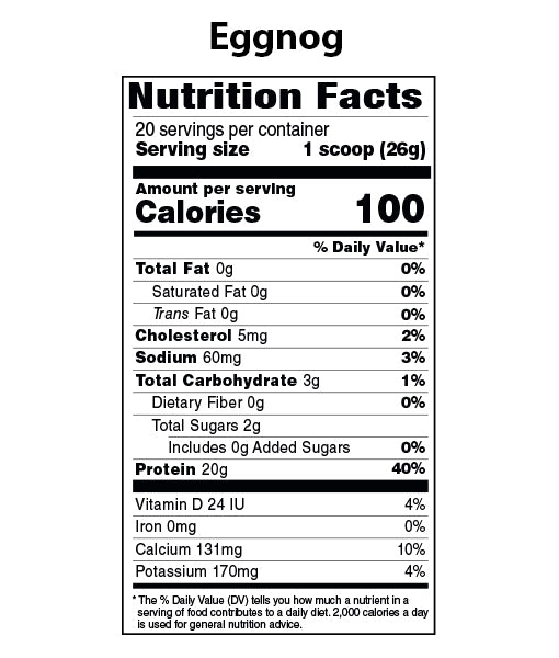 Inspire Egg Nog Protein Powder - High-quality Protein Powder at Store