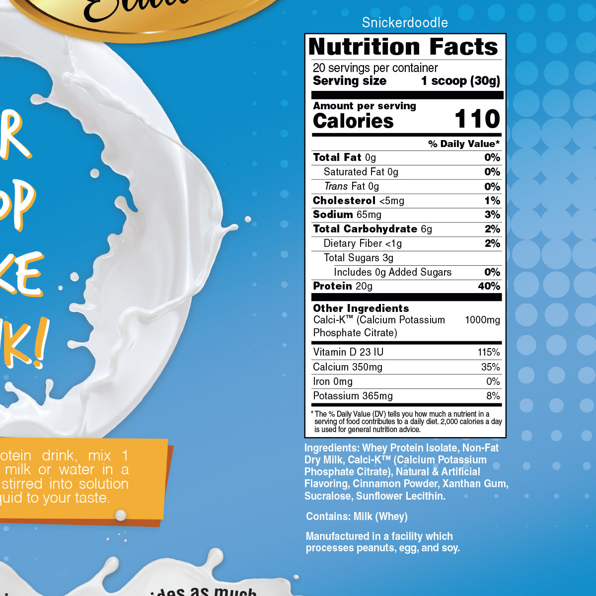 Inspire Snickerdoodle Protein Powder - High-quality Protein Powder at Store