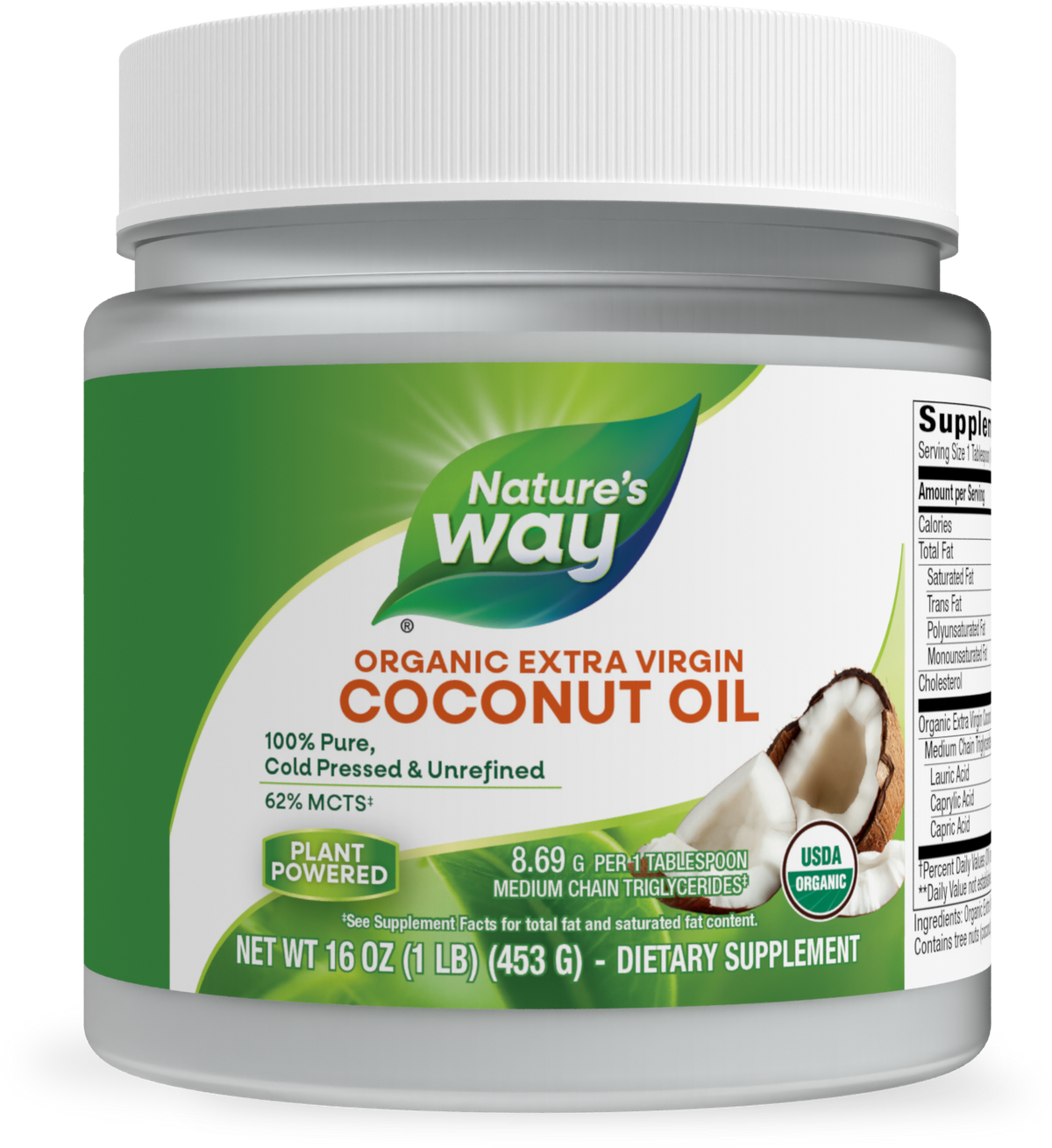 Nature's Way Coconut Oil product package
