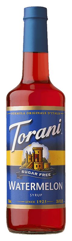 Torani Sugar Free Syrup, Watermelon / 750 ml (25.4 oz).