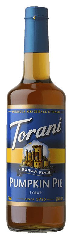 Torani Sugar Free Syrup, Pumpkin Pie / 750 ml (25.4 oz).