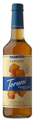 Torani Puremade Zero Sugar Syrup - Caramel 750 ml (25.4 oz)