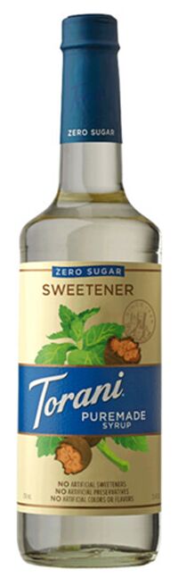 Torani Puremade Zero Sugar Syrup - Sweetener 750 ml (25.4 oz)