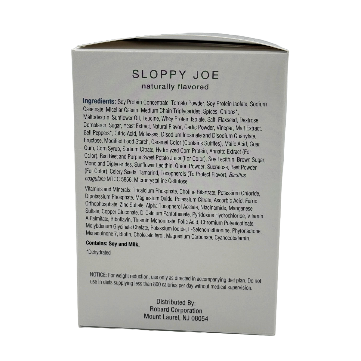 Numetra 20g Protein Entrées - Sloppy Joe