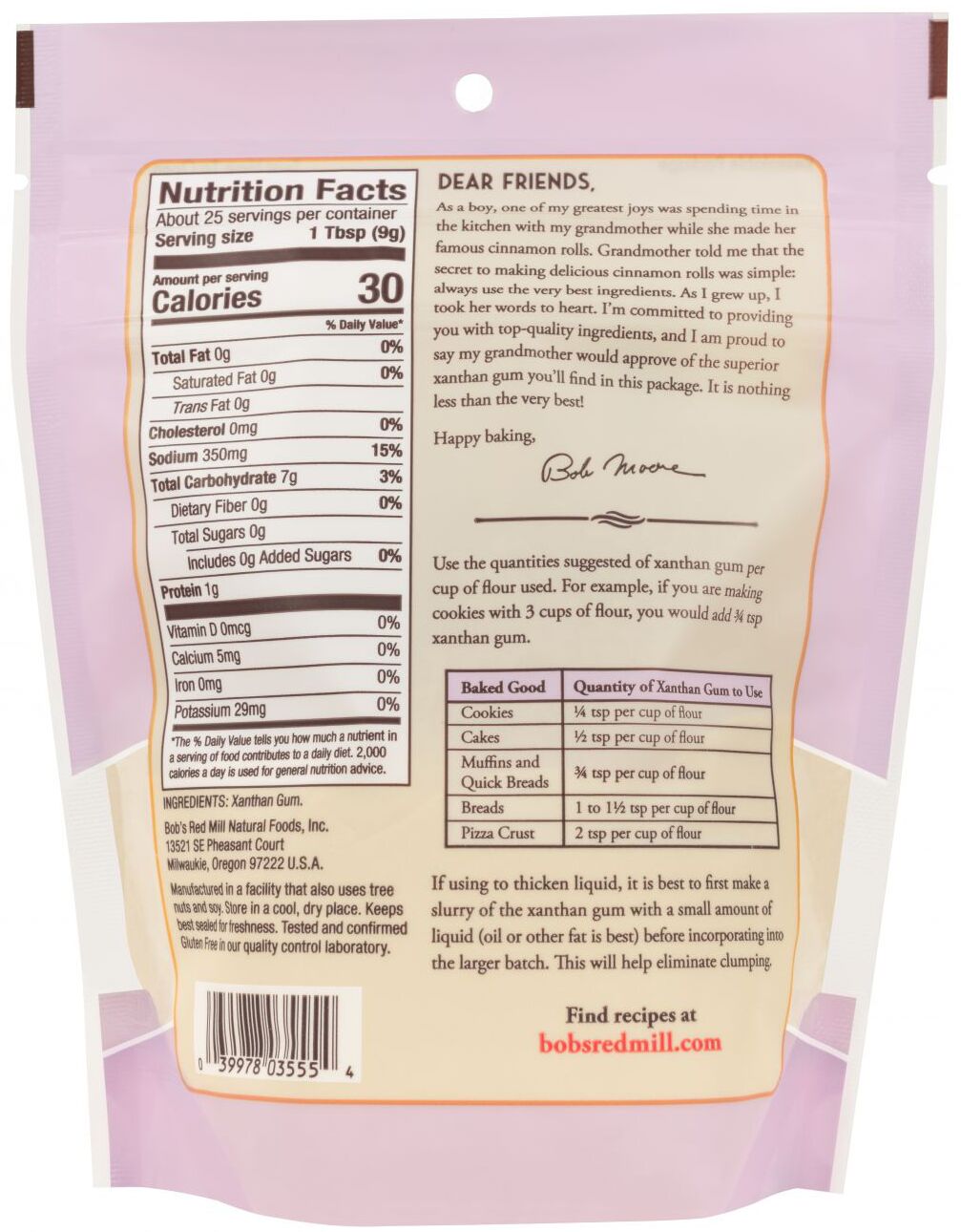 Bob's Red Mill Xanthan Gum 8 oz.