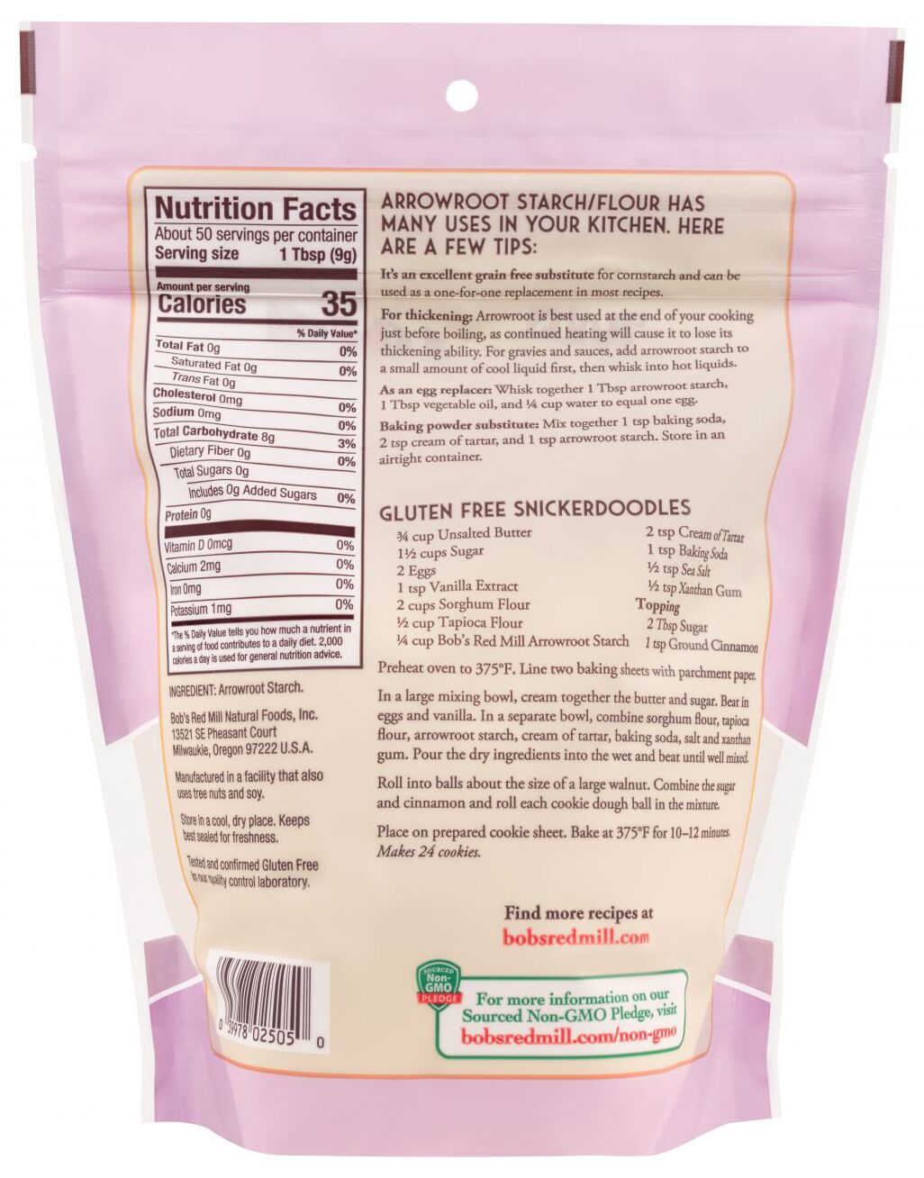 Bob's Red Mill Arrowroot Starch/Flour - 16 oz.
