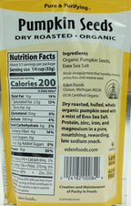 Eden Foods Pumpkin Seeds - Dry Roasted 4 oz bag