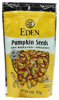 Eden Foods Pumpkin Seeds - Dry Roasted 4 oz bag
