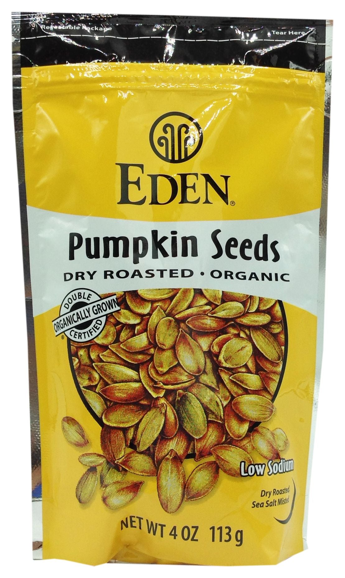 Eden Foods Pumpkin Seeds - Dry Roasted 4 oz bag