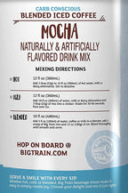 Big Train Carb Conscious Drink Mix - Mocha 1.85 lb. can