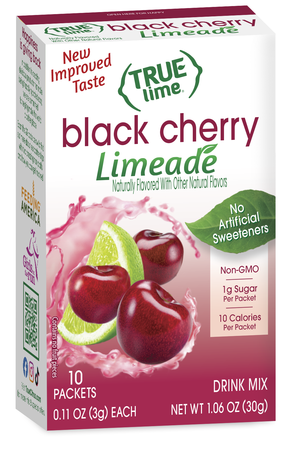 True Citrus True Lime Drink Mix - Black Cherry Limeade