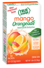 True Citrus True Orangeade Mango Drink Mix 10 packets