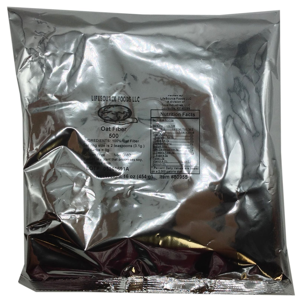 Silver resealable pouch
