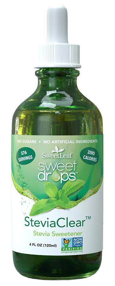 SweetLeaf Liquid Stevia Sweet Drops Sweetener - 4 fl oz. (120 ml)