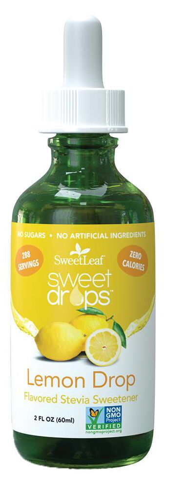SweetLeaf Sweet Drops Flavored Stevia Sweetener - Lemon Drop 2 fl oz. (60 ml)
