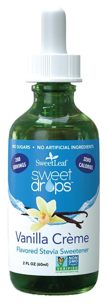 SweetLeaf Sweet Drops Flavored Stevia Sweetener - Vanilla Creme 2 fl oz. (60 ml)