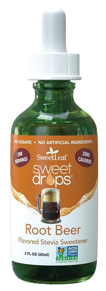 SweetLeaf Sweet Drops Flavored Stevia Sweetener - Root Beer 2 fl oz. (60 ml)
