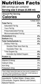 SweetLeaf Sweet Drops Flavored Stevia Sweetener - Grape 2 fl oz. (60 ml)