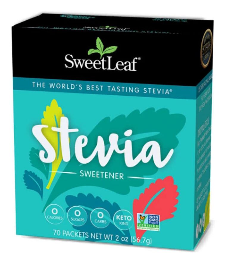 SweetLeaf Stevia Sweetener Packets 70 packets