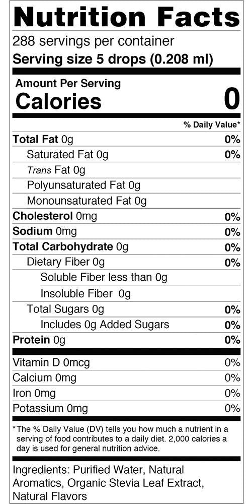 SweetLeaf Sweet Drops Flavored Stevia Sweetener - Coconut 2 fl oz. (60 ml)