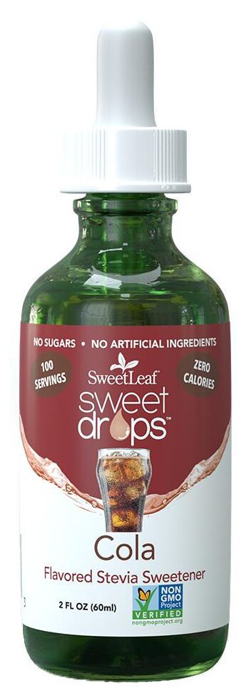 SweetLeaf Sweet Drops Flavored Stevia Sweetener - Cola 2 fl oz. (60 ml)