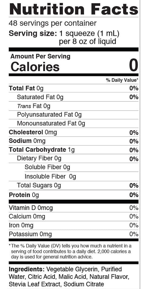 SweetLeaf Water Drops Water Enhancer - Lemon Lime 1.62 fl oz.