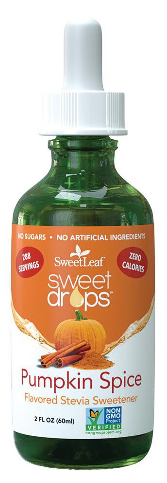SweetLeaf Sweet Drops Flavored Stevia Sweetener - Pumpkin Spice 2 fl oz. (60 ml)