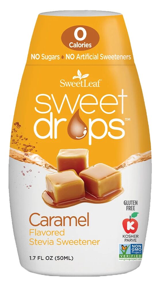 SweetLeaf Sweet Drops Stevia Sweetener - Caramel Flavored 1.7 fl oz. (50 ml)