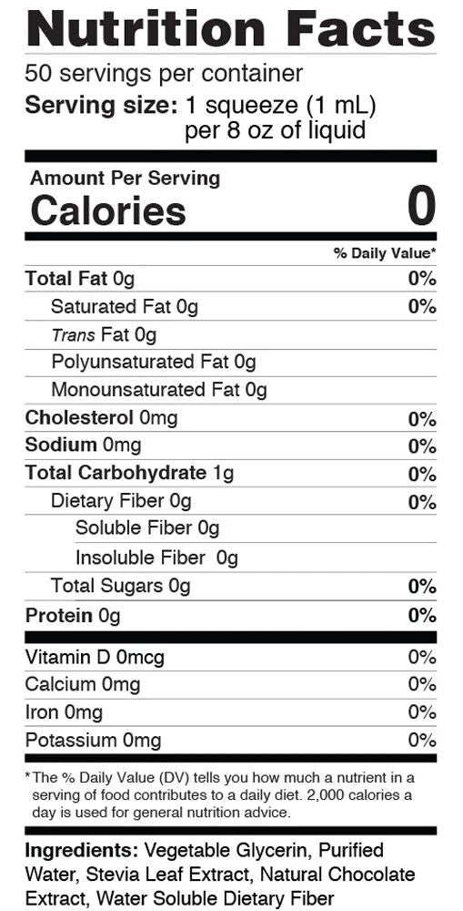 SweetLeaf Sweet Drops Stevia Sweetener - Chocolate Flavored 1.7 fl oz. (50 ml)