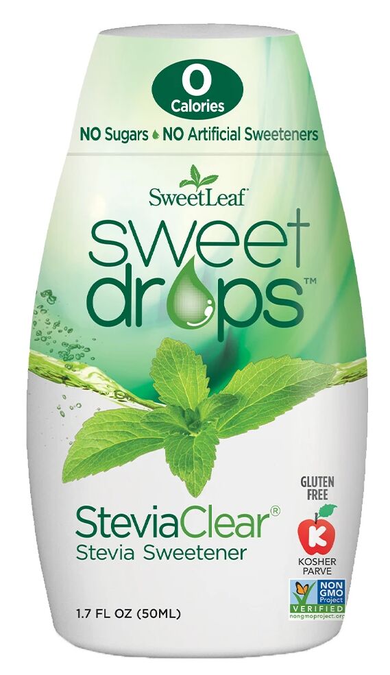 SweetLeaf Sweet Drops Stevia Sweetener - SteviaClear 1.7 fl oz. (50 ml)
