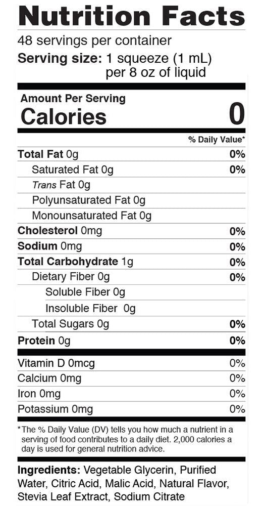 SweetLeaf Water Drops Water Enhancer - Mixed Berry 1.62 fl oz.