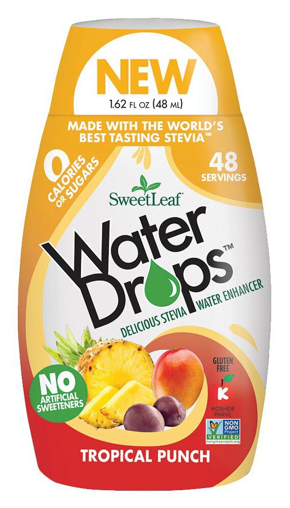 SweetLeaf Water Drops Water Enhancer - Tropical Punch 1.62 fl oz.