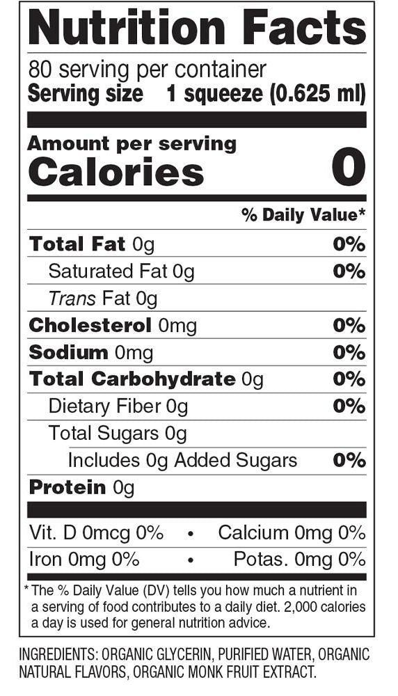SweetLeaf Monk Fruit Squeezable Sweetener Organic - Caramel Macchiato 1.7 fl oz. (50 ml)