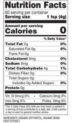 SweetLeaf Monk Fruit Sweetener Organic 8.47 oz
