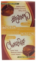 Front package of Healthsmart ChocoRite Bars, 16 packages / Chocolate Covered Caramel