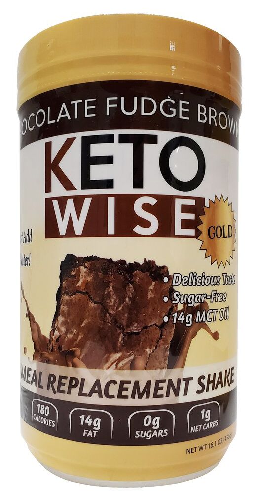 Healthsmart Keto Wise Meal Replacement Shake - Chocolate Fudge Brownie 16.1 oz (456g)