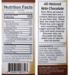Healthsmart Keto Wise Solid Chocolate Fat Bombs - Milk Chocolate 6 bars