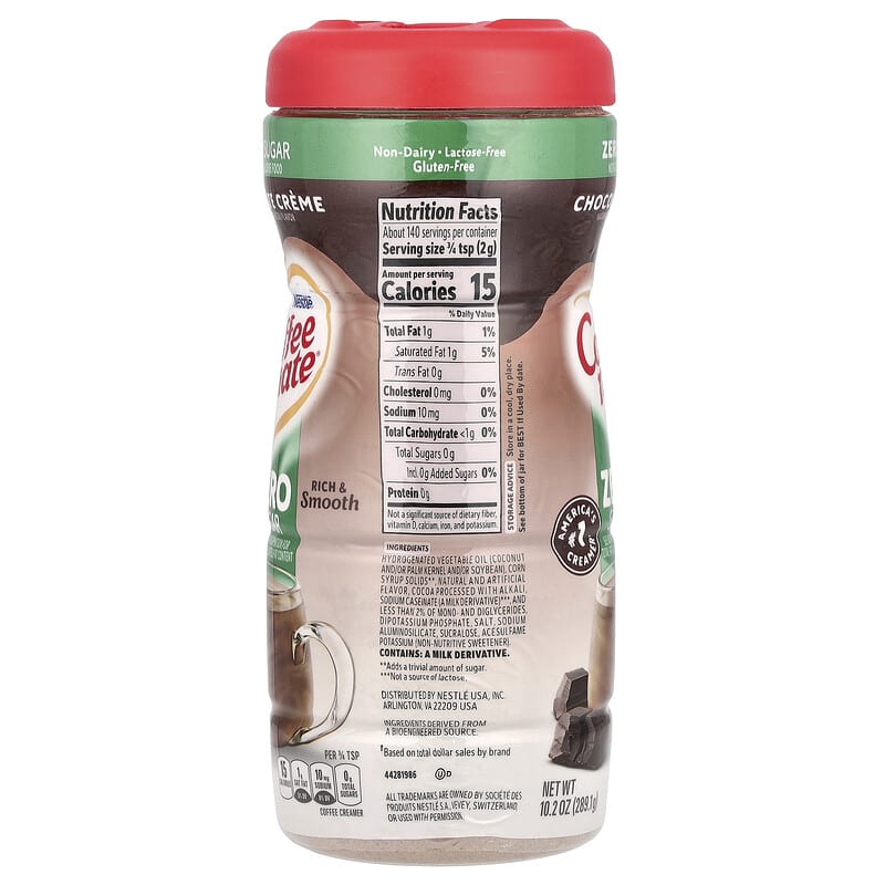 Nestle Sugar Free Coffee Mate Powder - Chocolate Creme