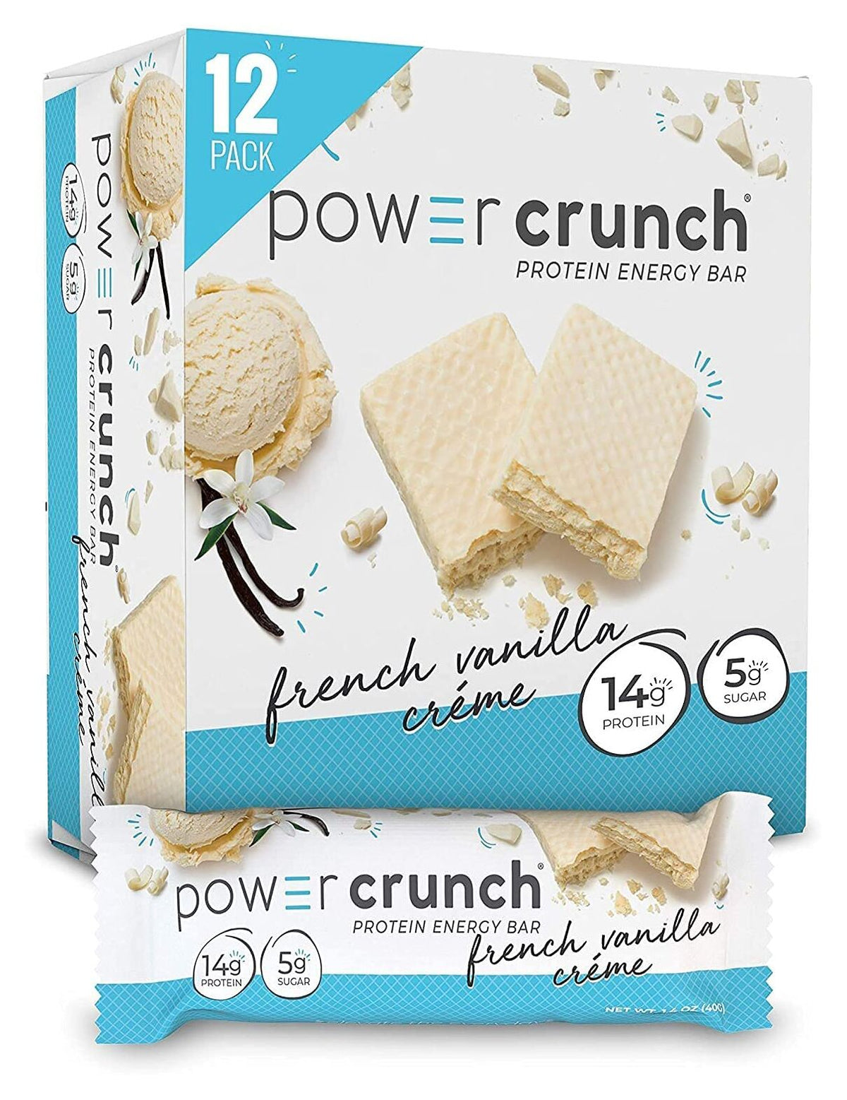 BNRG Power Crunch Protein Bars - French Vanilla Creme