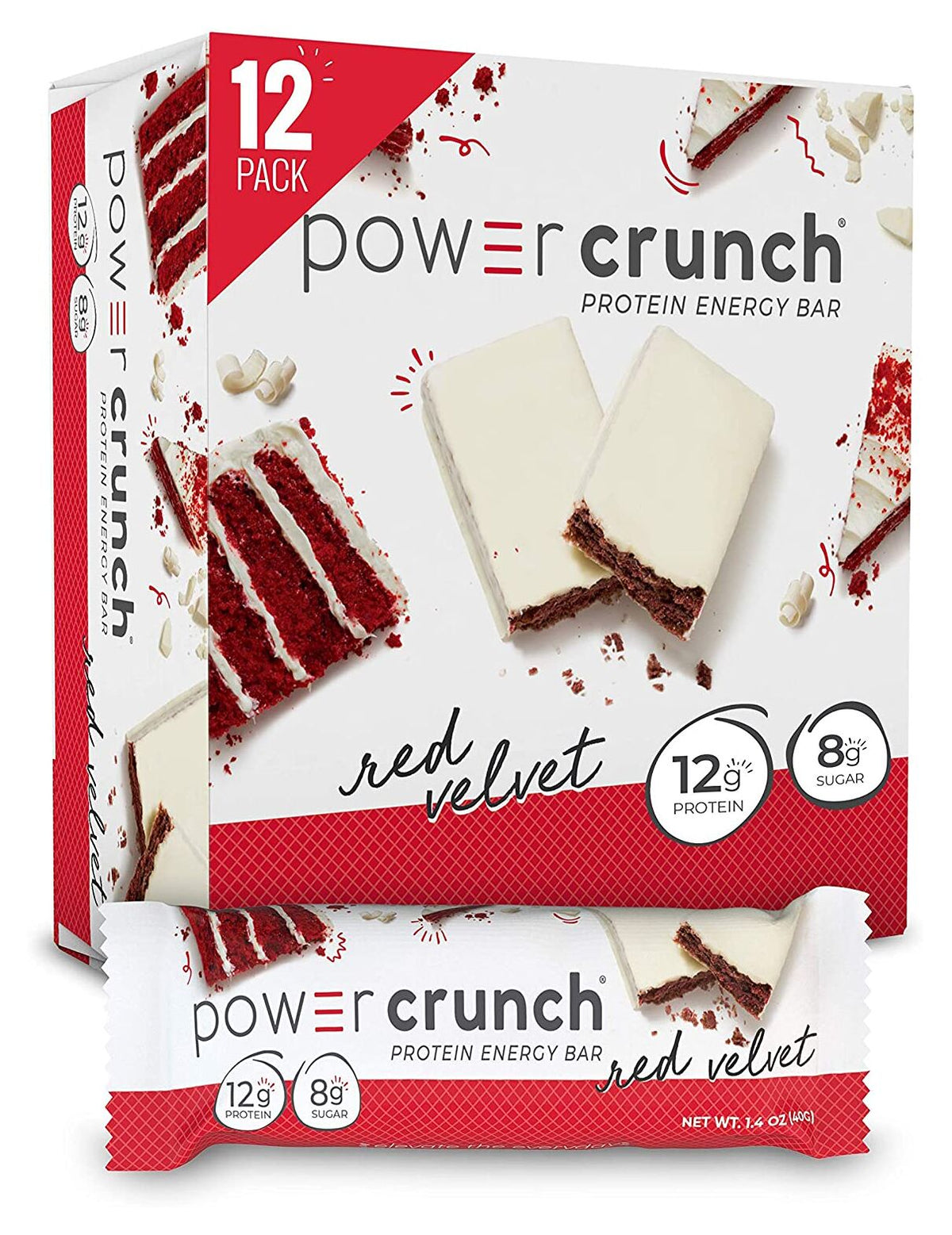 BNRG Power Crunch Protein Bars - Red Velvet 1 Bar