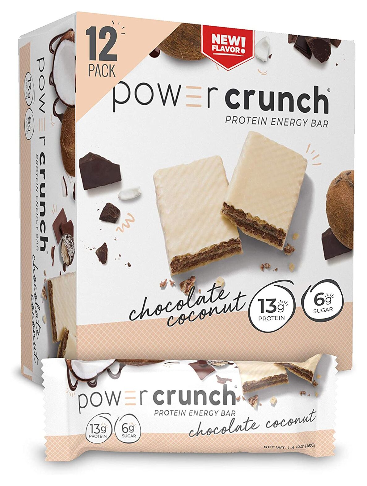 BNRG Power Crunch Protein Bars - Chocolate Coconut