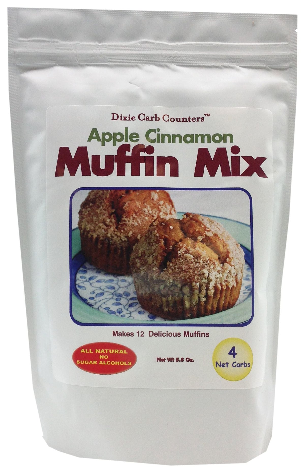 Dixie USA Carb Counters Muffin Mix - Apple Cinnamon (5.8 oz)