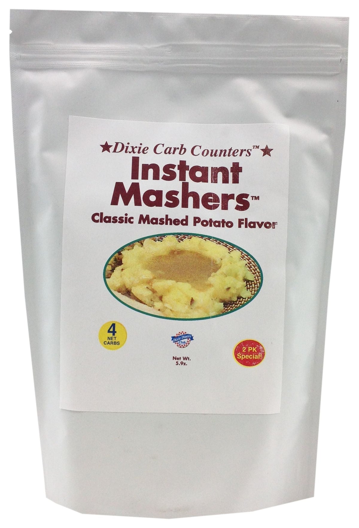 Dixie USA Carb Counters Instant Mashers - Classic Flavor, 5.9 oz.