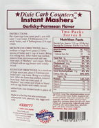Dixie USA Carb Counters Instant Mashers - Garlicky Parmesan, 6.7 oz.