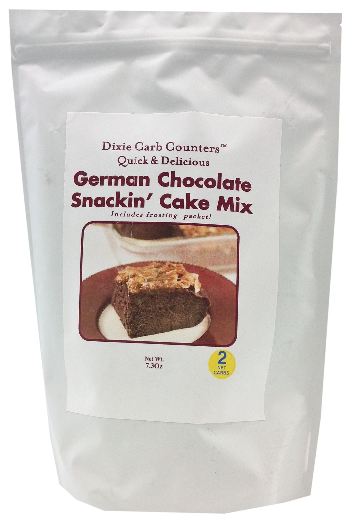 Dixie USA Carb Counters Snackin' Cake Mix - German Chocolate, 7.3 oz.