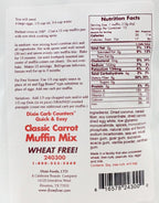 Dixie USA Carb Counters Muffin Mix - Classic Carrot (5.5 oz)