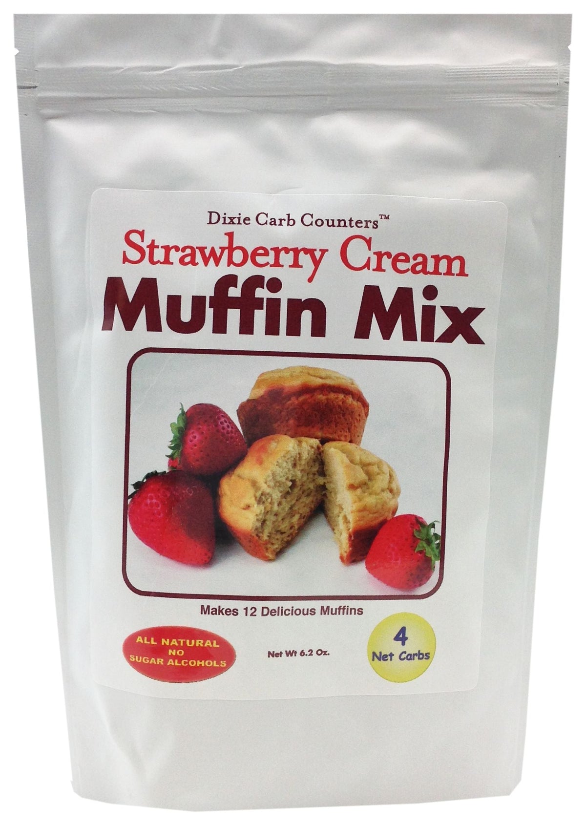 Dixie USA Carb Counters Muffin Mix - Strawberry Cream (6.2 oz)