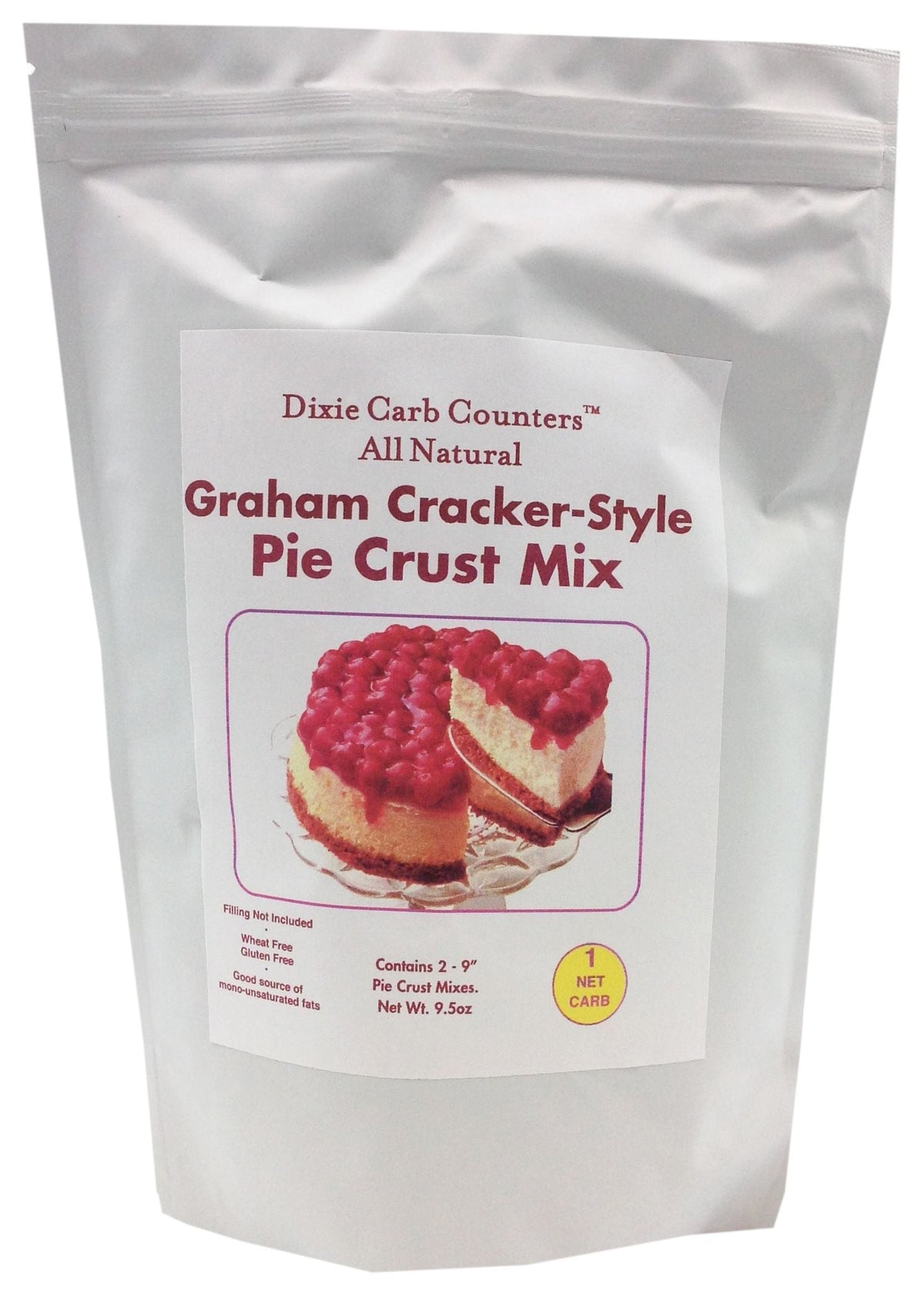 Dixie USA Carb Counters Graham Cracker Style Pie Crust Mix 9.5 oz.