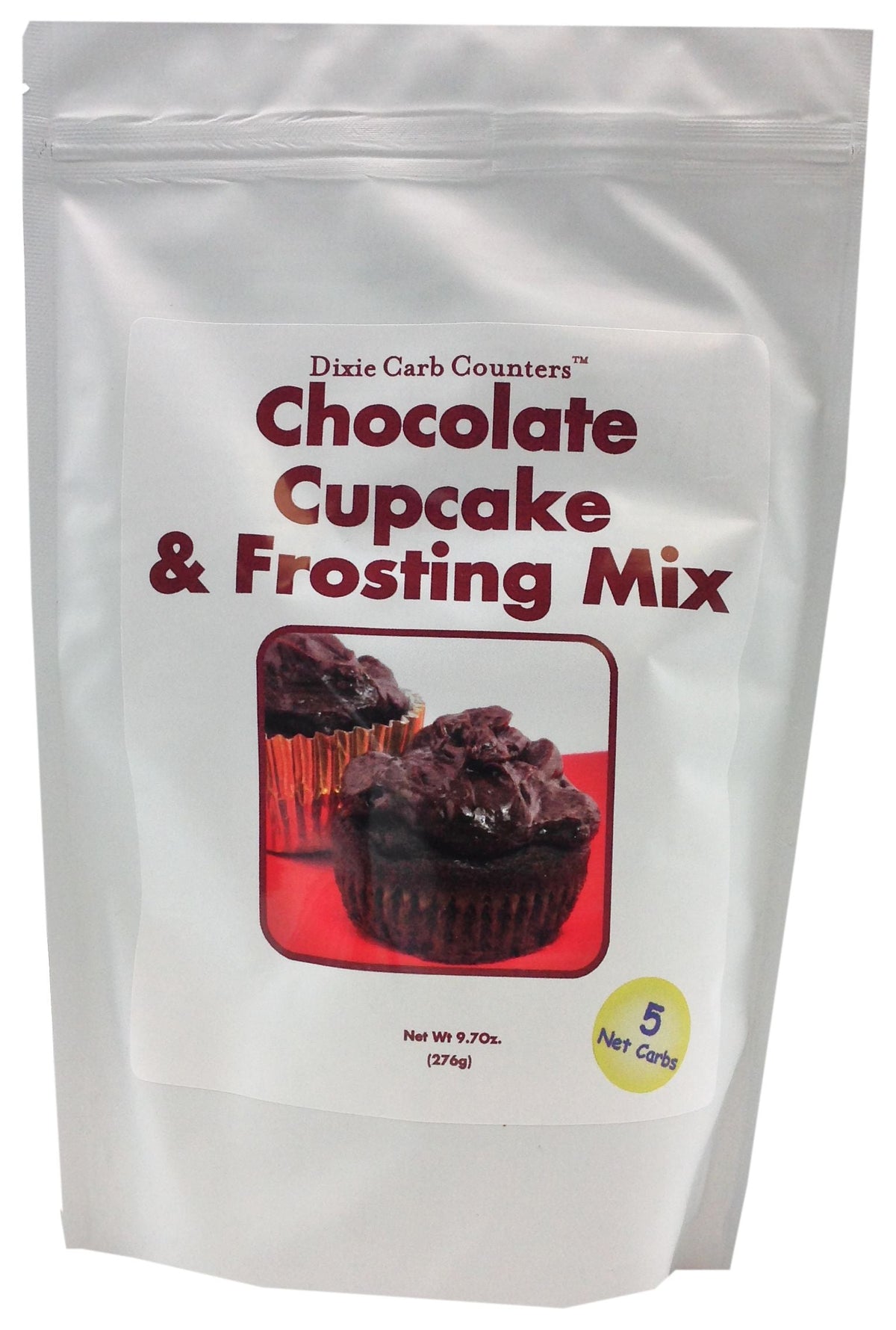 Dixie USA Carb Counters Cupcake & Frosting Mix - Chocolate, 9.7 oz