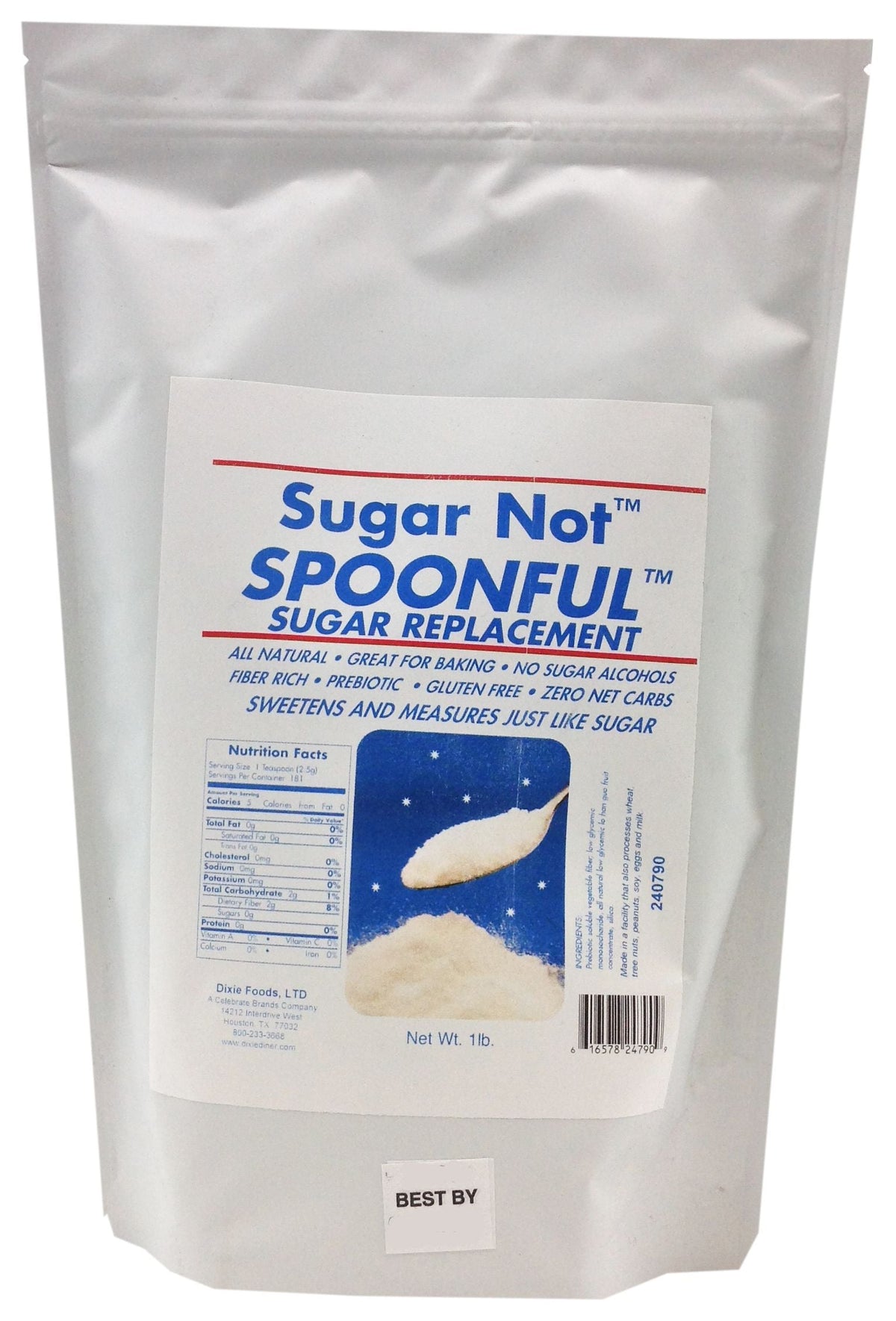 Dixie USA Sugar Not Spoonful Sugar Replacement 1 lb